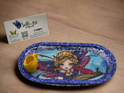 NEW Hand Made Licensed Hannah Lynn Artwork Resin Trays