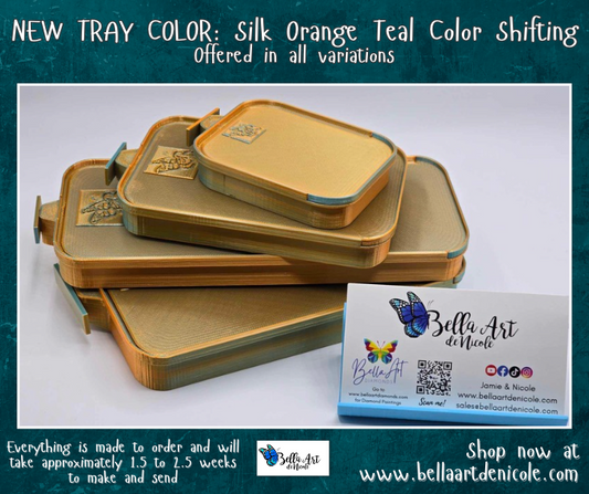 NEW Color Shifting for Multiple Bella Art de Nicole Diamond Painting Stackable Drill Trays