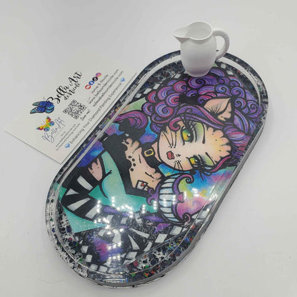 NEW Hand Made Licensed Hannah Lynn Artwork Resin Trays