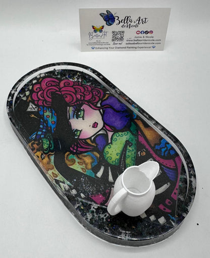 NEW Hand Made Licensed Hannah Lynn Artwork Resin Trays