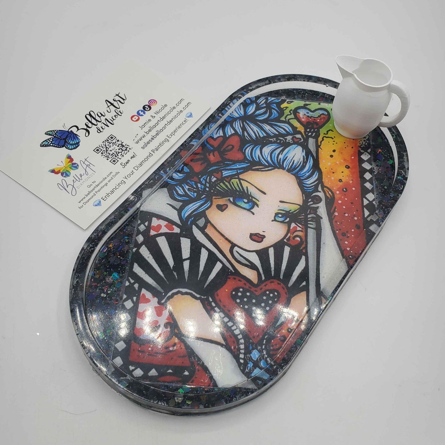 NEW Hand Made Licensed Hannah Lynn Artwork Resin Trays