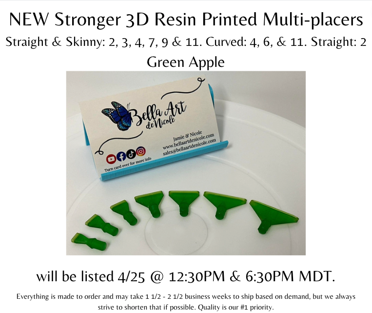 3D Resin Printed Multi-Placers