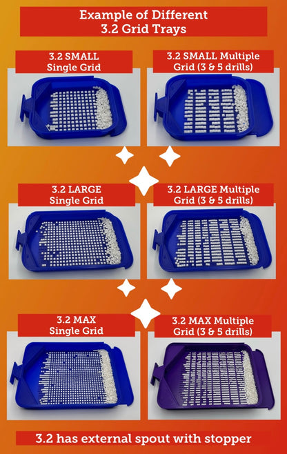 2.2 & 3.2 LIMITED Edition #ASIANTHEMEDDPALONG2025 Event Diamond Painting Stackable Drill Trays