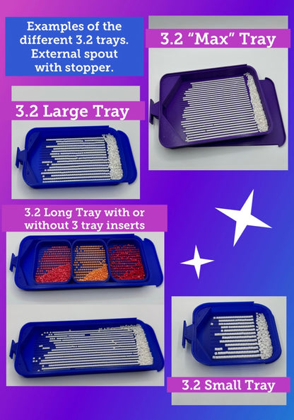 2.2 & 3.2 LIMITED Edition #ASIANTHEMEDDPALONG2025 Event Diamond Painting Stackable Drill Trays