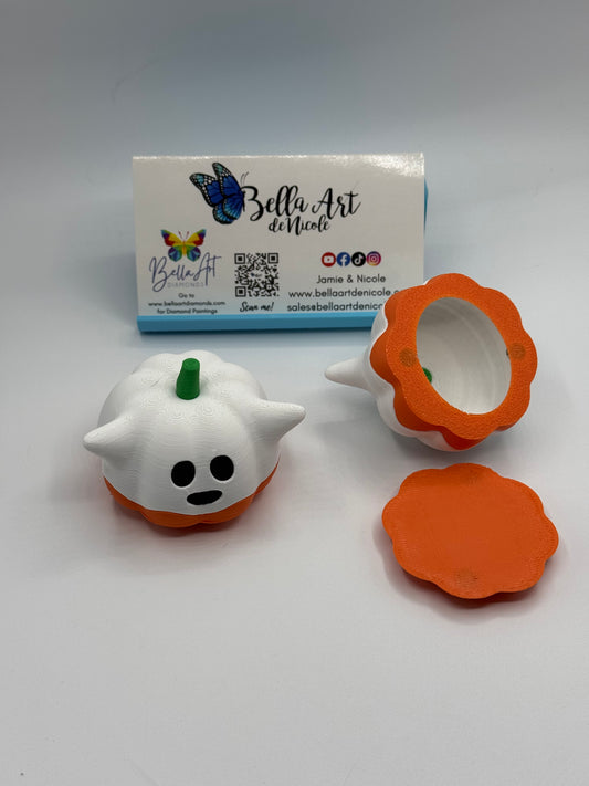 Ghost Pumpkin Wax and Trinket Holder