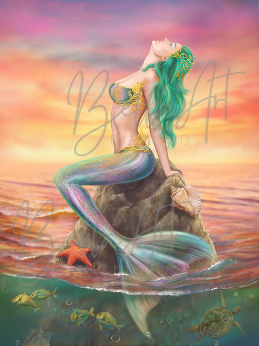 Mermaid on the Stone