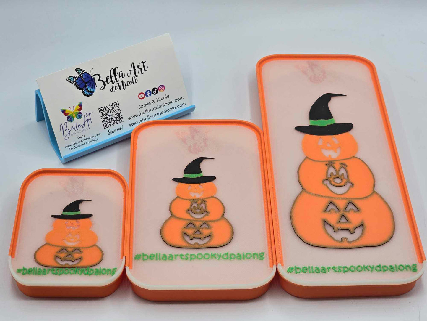 LIMITED Edition #bellaartspookydpalong 4.0 Diamond Painting Stackable Drill Trays